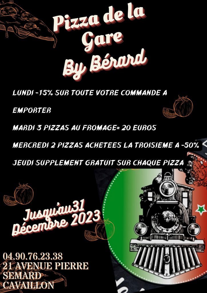 pizza de la gare cavaillon